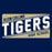 Close-up of Klein Collins High School Tigers Classic Unisex Navy T-shirt 84