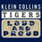 Close-up of Klein Collins High School Tigers Classic Unisex Navy T-shirt 86