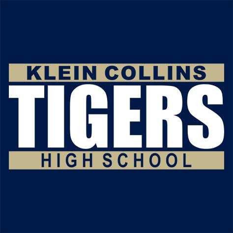 Klein Collins High School Tigers Premium Navy T-shirt 98