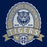 Close-up of Klein Collins High School Tigers Classic Unisex Navy T-shirt 215