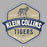 Close-up of Klein Collins High School Tigers Premium Sport Grey Unisex Hoodie 216