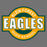 Close-up of Klein Forest Golden Eagles Classic Unisex Charcoal T-shirt 11