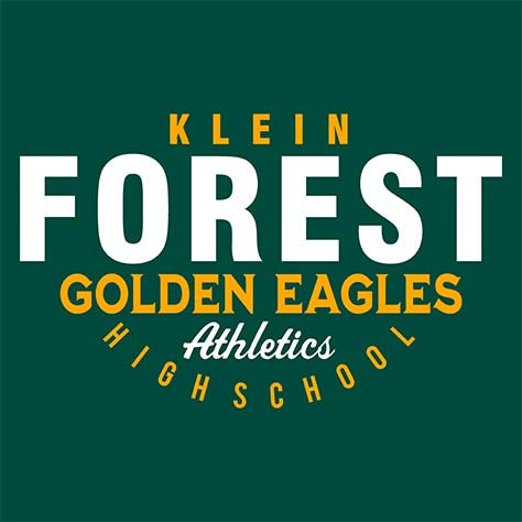 Close-up of Klein Forest High School Premium Unisex Forest Green Hoodie 12