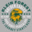 Close-up of Klein Forest High School Premium Unisex Carbon Grey Hoodie 16