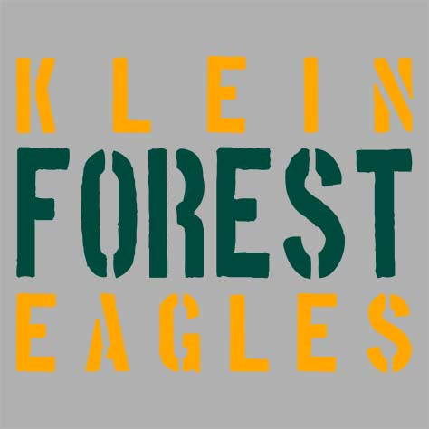 Close-up of Klein Forest High School Sport Grey Classic Unisex Hoodie 17