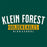 Close-up of Klein Forest High School Premium Forest Green Unisex T-shirt 21