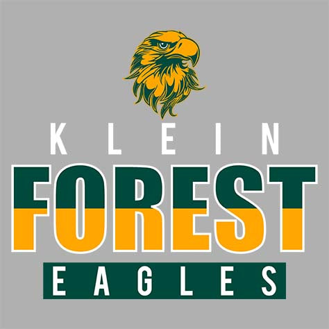 Close-up of Klein Forest High School Sport Grey Classic Unisex Hoodie 23