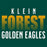 Close-up of Klein Forest High School Premium Forest Green Unisex T-shirt 24