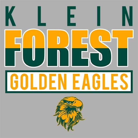 Close-up of Klein Forest High School Sport Grey Classic Unisex Hoodie 29