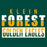 Close-up of Klein Forest High School Premium Unisex Forest Green Hoodie 31