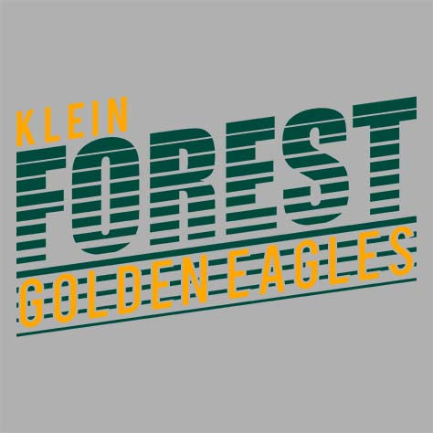 Close-up of Klein Forest High School Sport Grey Classic Unisex Hoodie 32