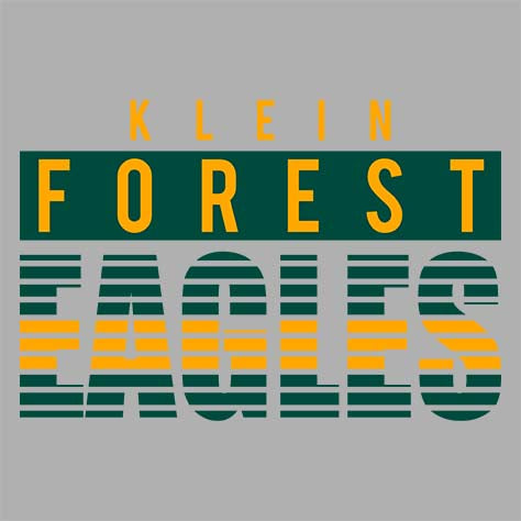 Close-up of Klein Forest High School Premium Unisex Carbon Grey Hoodie 35