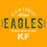 Close-up of Klein Forest Golden Eagles Classic Unisex Gold T-shirt 40