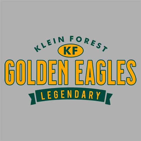 Close-up of Klein Forest High School Sport Grey Classic Unisex Hoodie 44