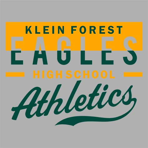 Close-up of Klein Forest High School Sport Grey Classic Unisex Hoodie 48