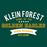 Close-up of Klein Forest High School Premium Forest Green Unisex T-shirt 96