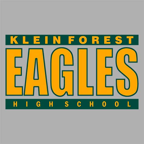 Close-up of Klein Forest High School Sport Grey Classic Unisex Hoodie 98