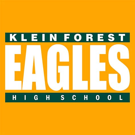 Close-up of Klein Forest High School Premium Gold Unisex T-shirt 98