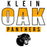 Close-up of Klein Oak High School Panthers Unisex 3/4 Sleeve Raglan T-shirt 23