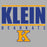 Close-up of Klein High School Bearkats Sport Grey Classic Unisex Hoodie 07