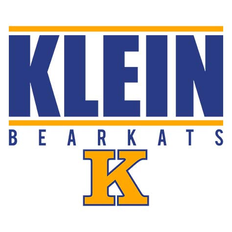 Close-up of Klein High School Bearkats Unisex 3/4 Sleeve Raglan T-shirt 7