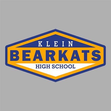 Close-up of Klein High School Bearkats Sport Grey Classic Unisex Hoodie 09