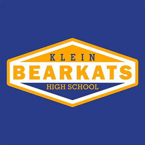 Close-up of Klein High School Bearkats Women's Royal T-shirt 09