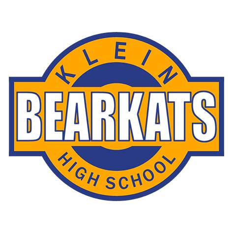 Close-up of Klein High School Bearkats Unisex 3/4 Sleeve Raglan T-shirt 11