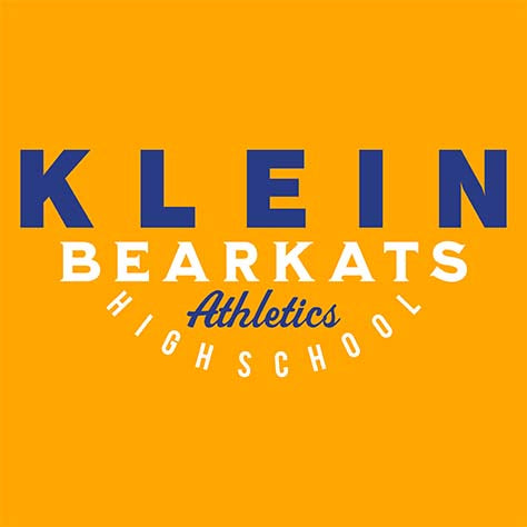 Close-up of Klein High School Bearkats Premium Gold Unisex T-shirt 12