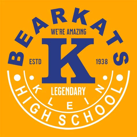 Close-up of Klein High School Bearkats Women's T-shirt 19