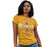 Woman wearing a Klein High School Bearkats Ladies Gold T-shirt 201