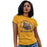 Woman wearing a Klein High School Bearkats Ladies Gold T-shirt 208