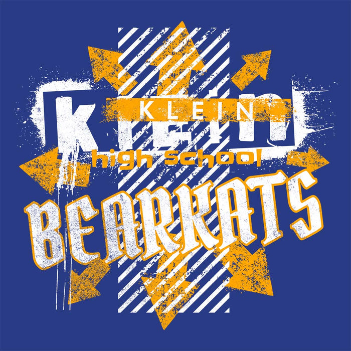 Close-up of Klein High School Bearkats Royal Classic Unisex Hoodie 210