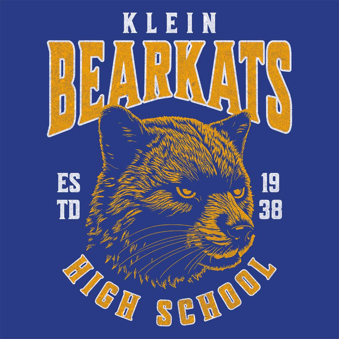 Close-up of Klein High School Bearkats Royal Classic Unisex Hoodie 216