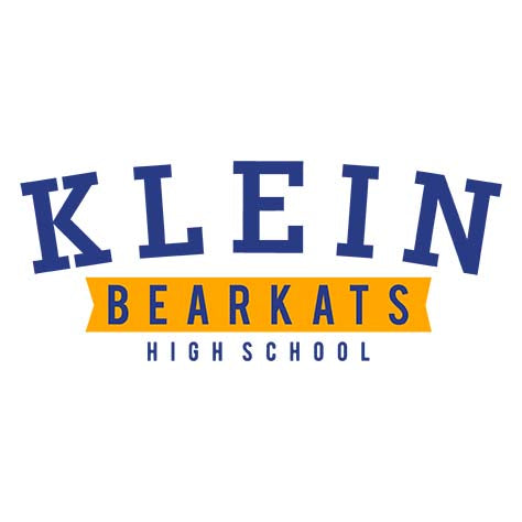 Close-up of Klein High School Bearkats Unisex 3/4 Sleeve Raglan T-shirt 21