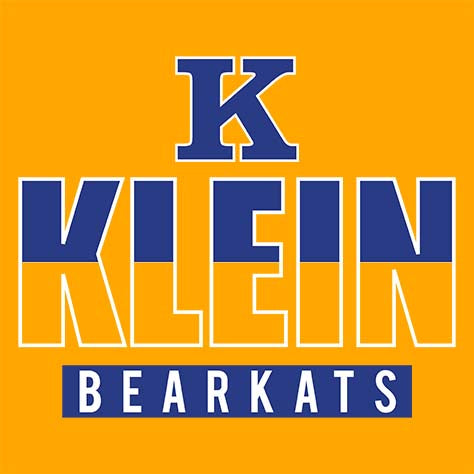 lose-up of Klein High School Bearkats Premium Gold Unisex T-shirt 23