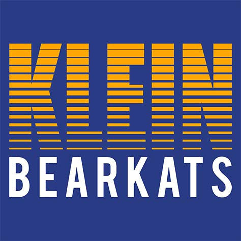 Close-up of Klein High School Bearkats Royal Classic Unisex Hoodie 24