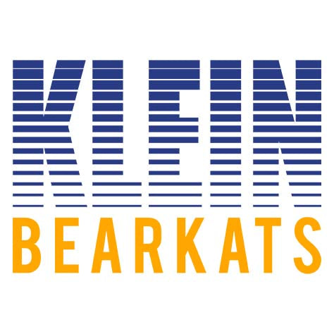 Close-up of Klein High School Bearkats Unisex 3/4 Sleeve Raglan T-shirt 24