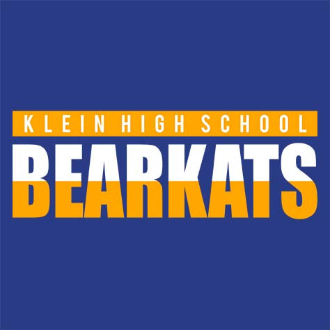 Close-up of Klein High School Bearkats Women's Royal T-shirt 25