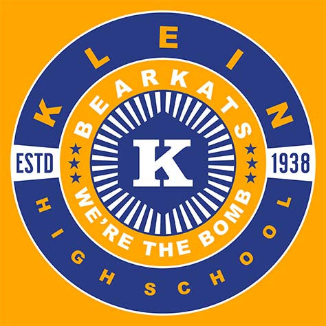 Close-up of Klein High School Bearkats Premium Gold Unisex T-shirt 30