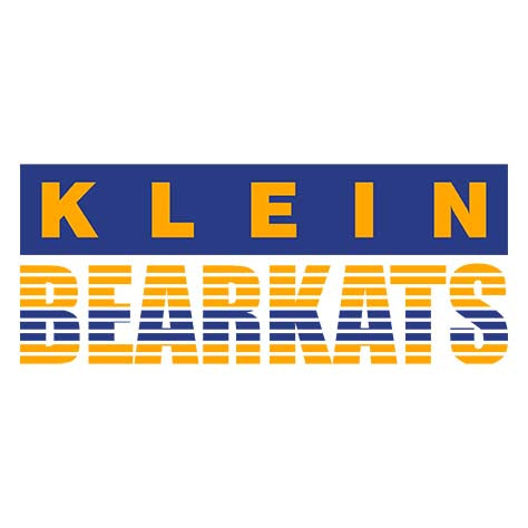 Close-up of Klein High School Bearkats Unisex 3/4 Sleeve Raglan T-shirt 35