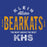 Clsoe-up of Klein High School Bearkats Royal Classic Unisex Hoodie 40