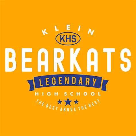 Close-up of Klein High School Bearkats Women's T-shirt 44