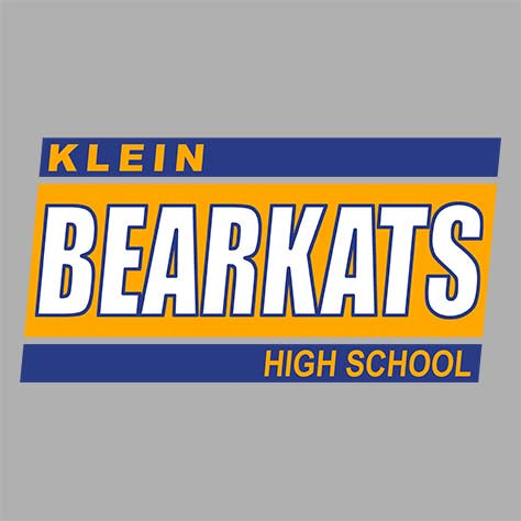 Close-up of Klein High School Bearkats Sport Grey Classic Unisex Hoodie 72