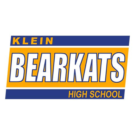 Close-up of Klein High School Bearkats Unisex 3/4 Sleeve Raglan T-shirt 72