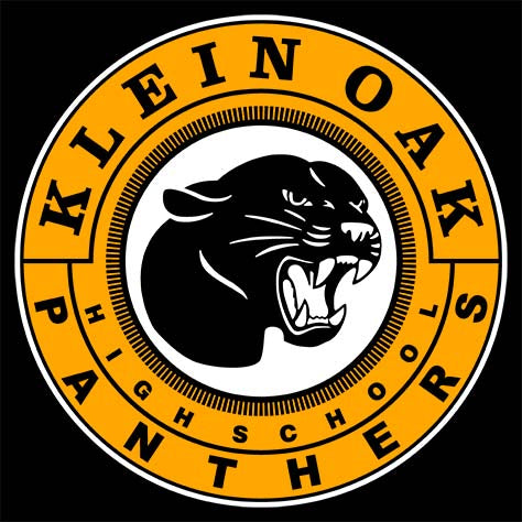 Close-up of Klein Oak High School Panthers Premium Unisex T-shirt 02