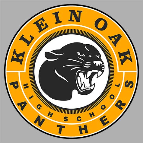 Close-up of Klein Oak High School Panthers Sport Grey Classic Unisex Hoodie 02