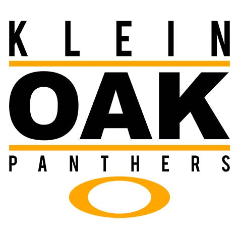 Close-up of Klein Oak High School Panthers Unisex 3/4 Sleeve Raglan T-shirt 07