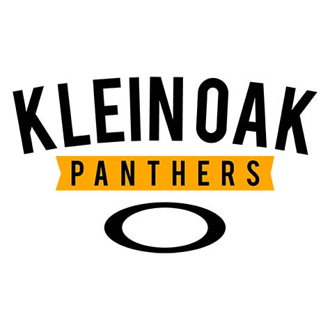 Close-up of Klein Oak High School Panthers Unisex 3/4 Sleeve Raglan T-shirt 21