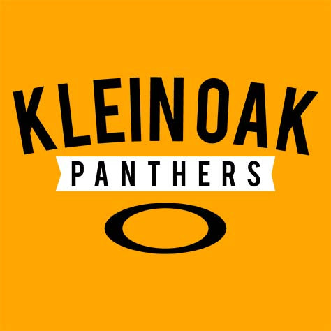 Close-up of Klein Oak High School Panthers Premium Gold Unisex T-shirt 21